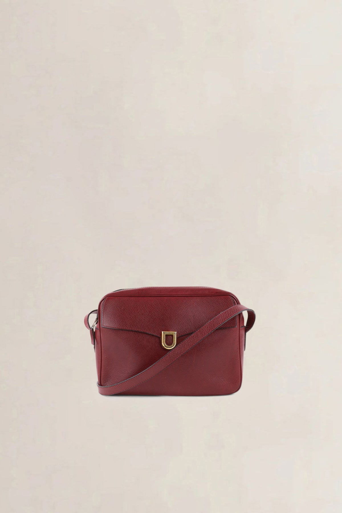 Delvaux Vintage Burgundy Crossbody Bag