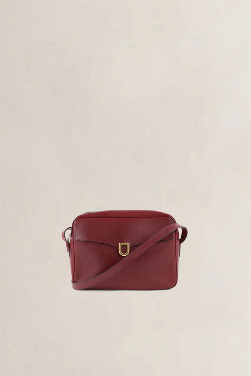 Delvaux Vintage Burgundy Crossbody Bag