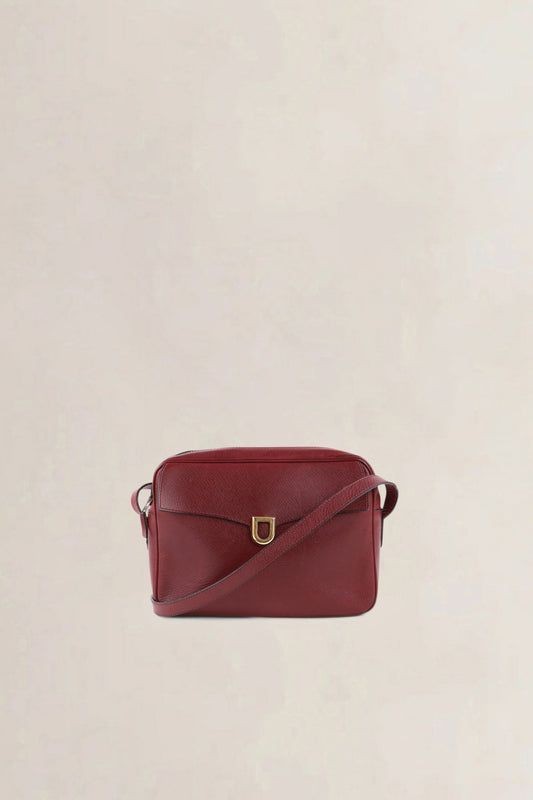 Delvaux Vintage Burgundy Crossbody Bag