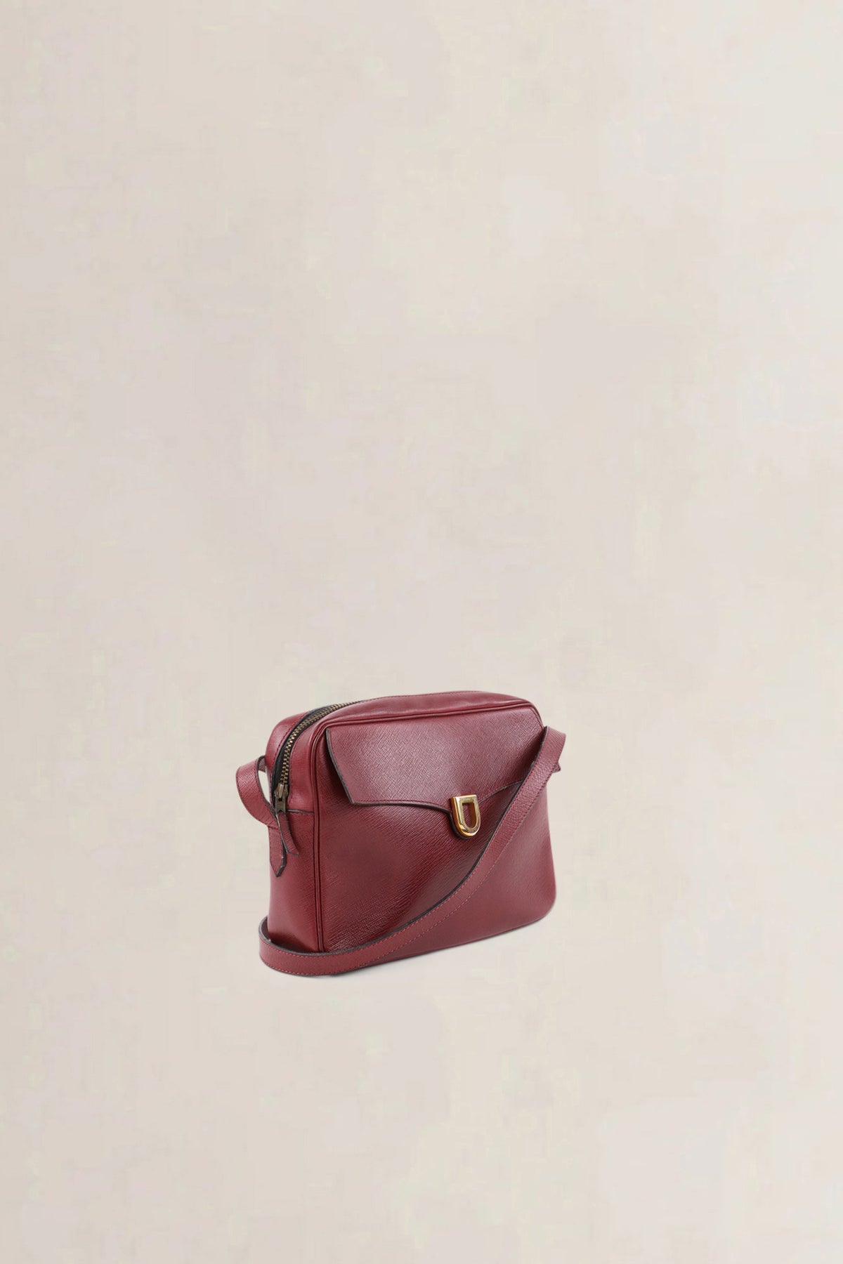 Delvaux Vintage Burgundy Crossbody Bag