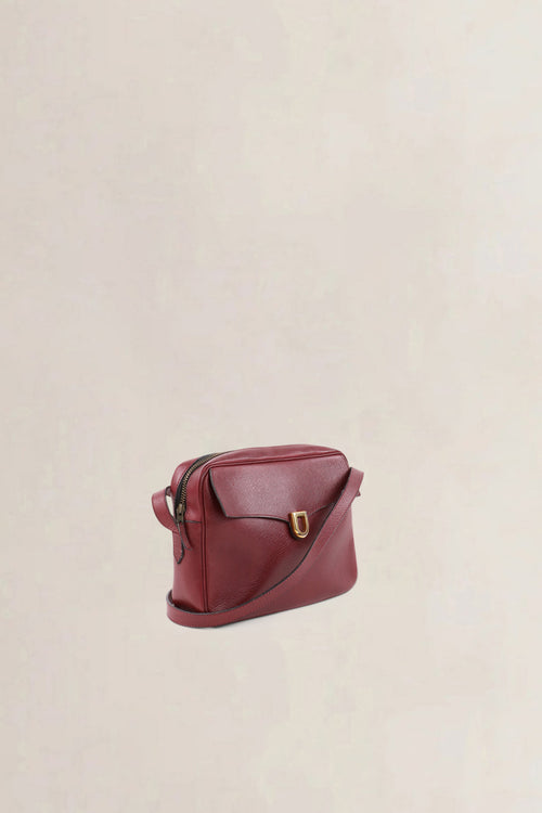Delvaux Vintage Burgundy Crossbody Bag