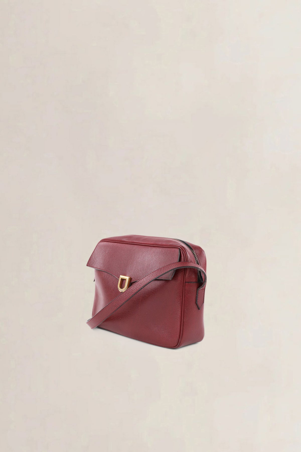 Delvaux Vintage Burgundy Crossbody Bag