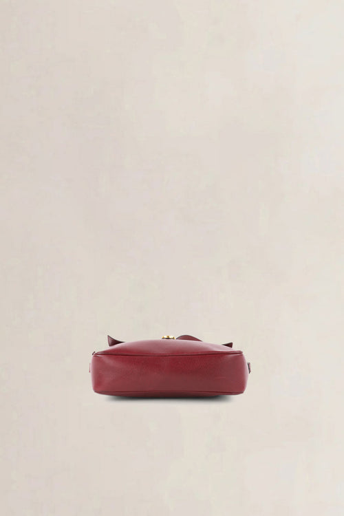Delvaux Vintage Burgundy Crossbody Bag