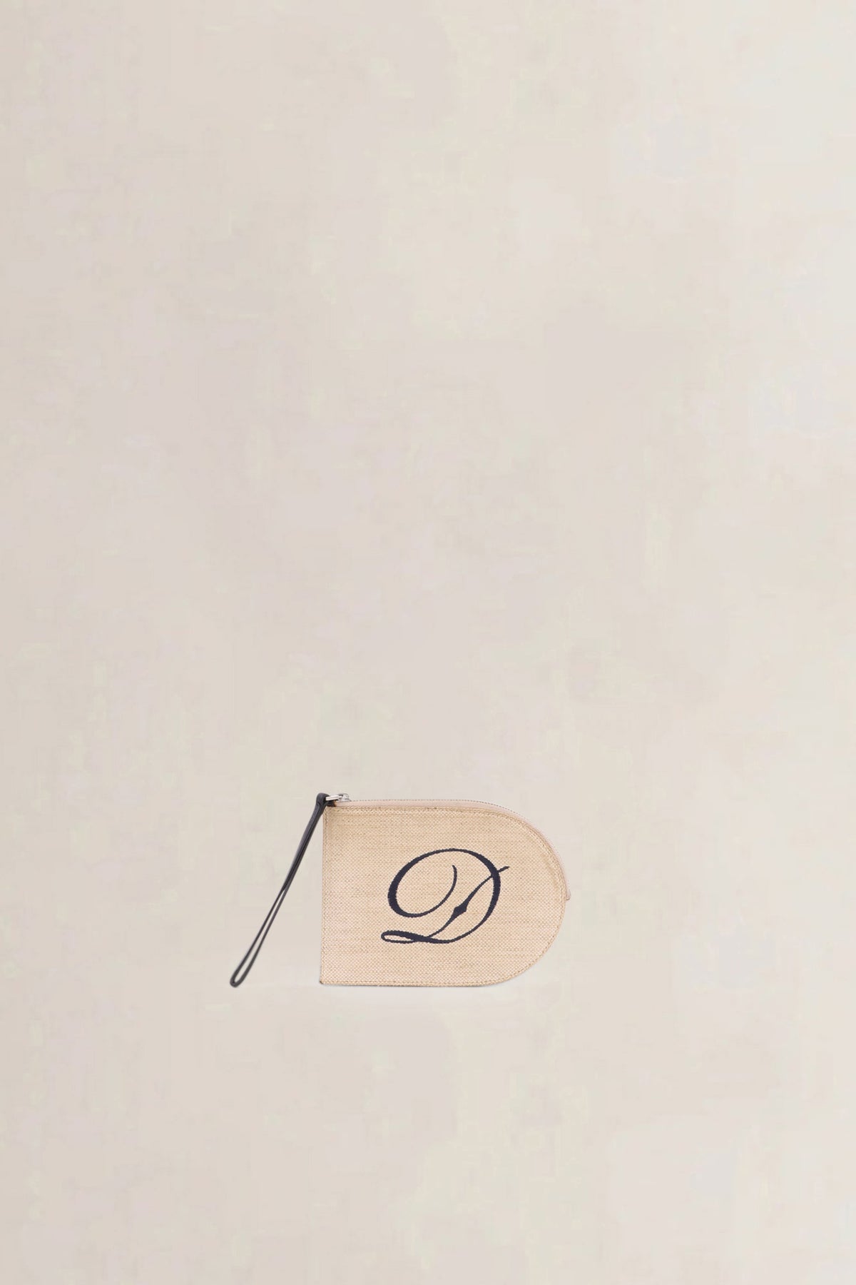 Delvaux Beige Canvas Pouch