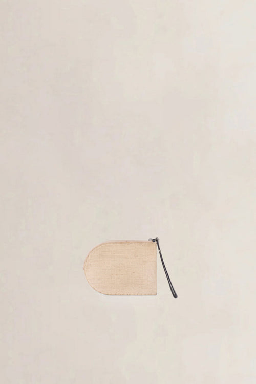 Delvaux Beige Canvas Pouch