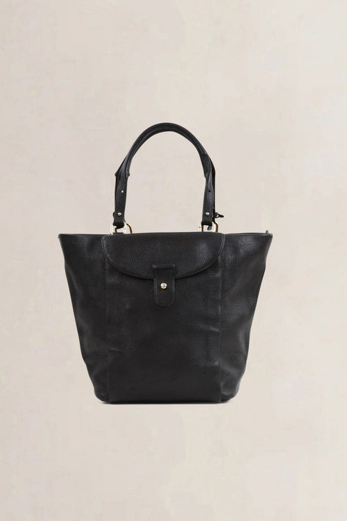 Delvaux Black Leather Méli-Mélo Shoulder Bag