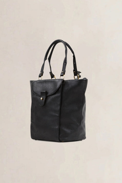 Delvaux Black Leather Méli-Mélo Shoulder Bag