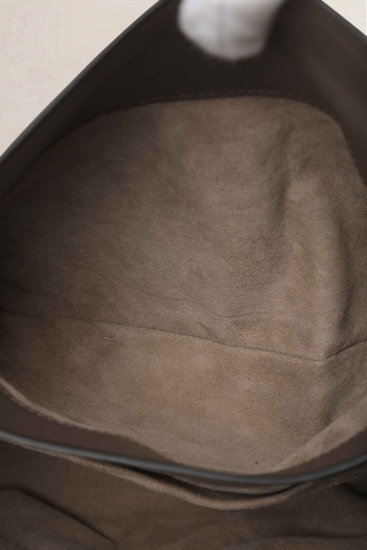 Bottega Veneta Grey & Brown Piazza Small Crossbody Bag