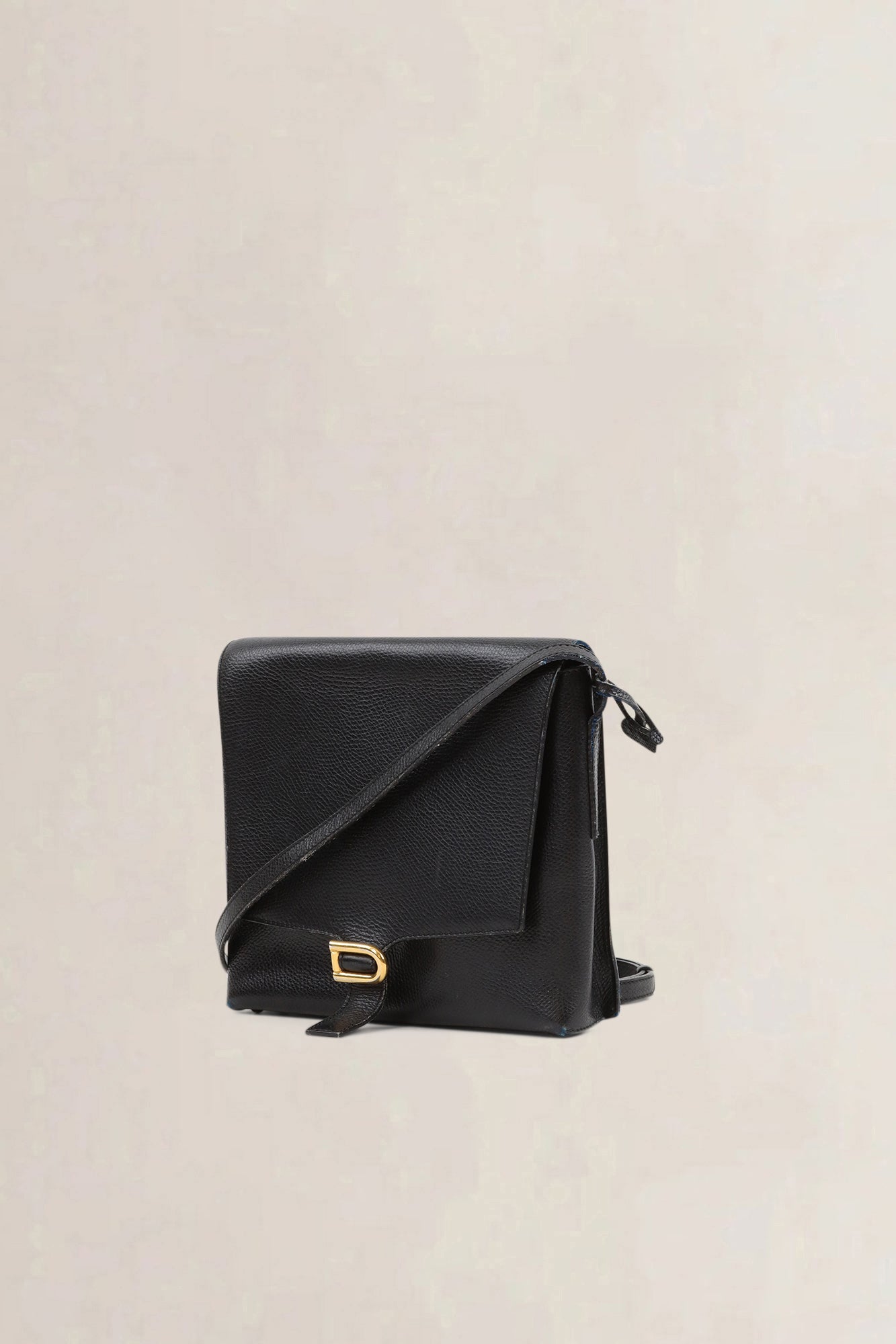 Delvaux Black Leather Crossbody Bag