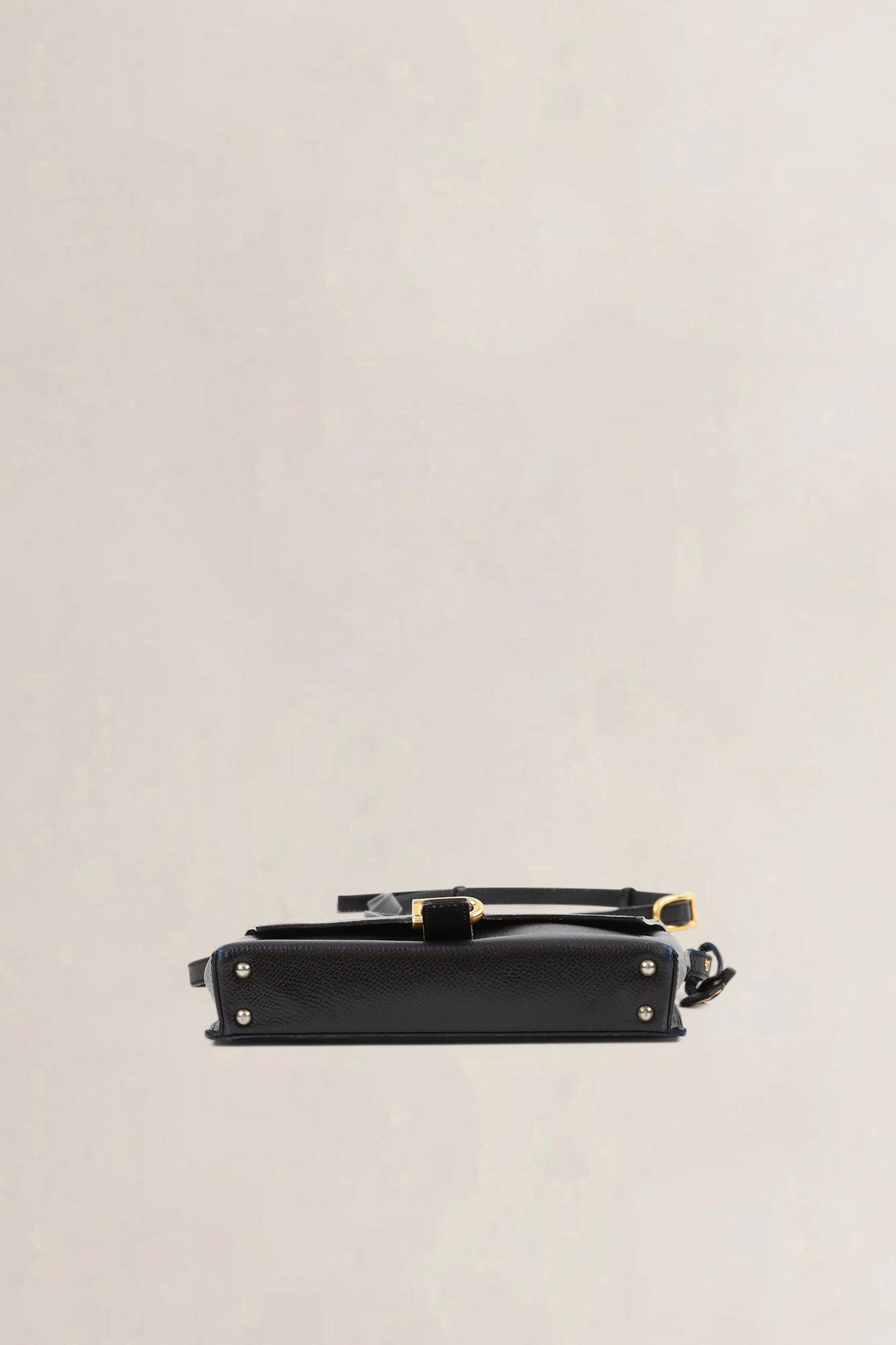 Delvaux Black Leather Crossbody Bag