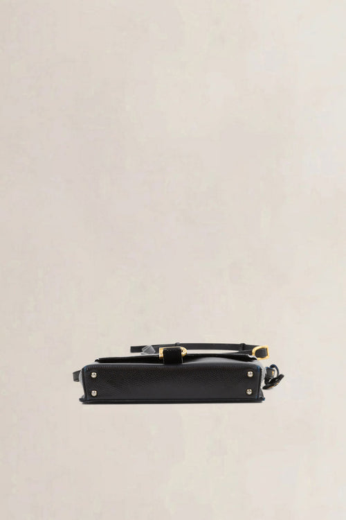 Delvaux Black Leather Crossbody Bag