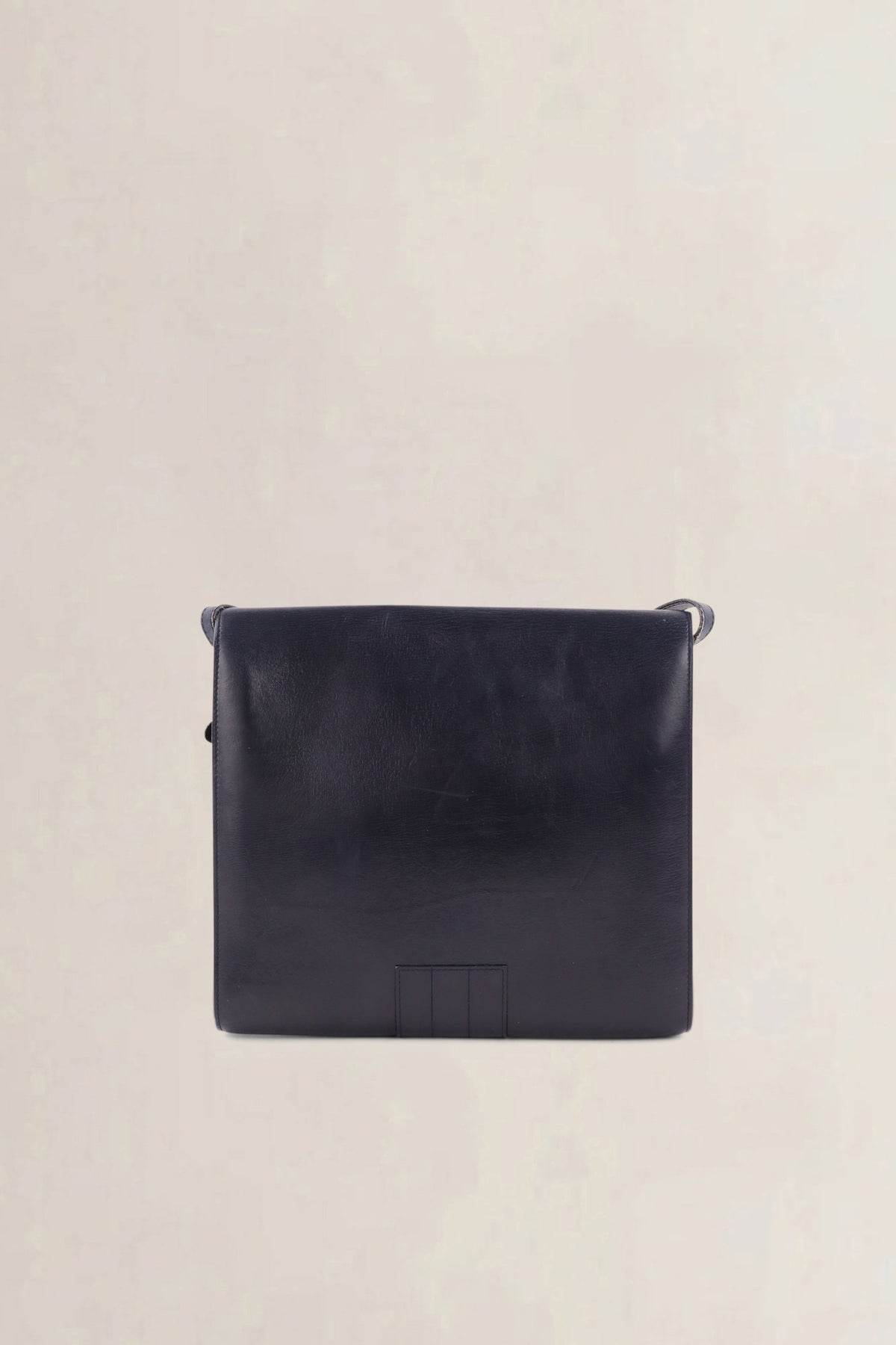 Delvaux Vintage Navy Blue Crossbody Bag