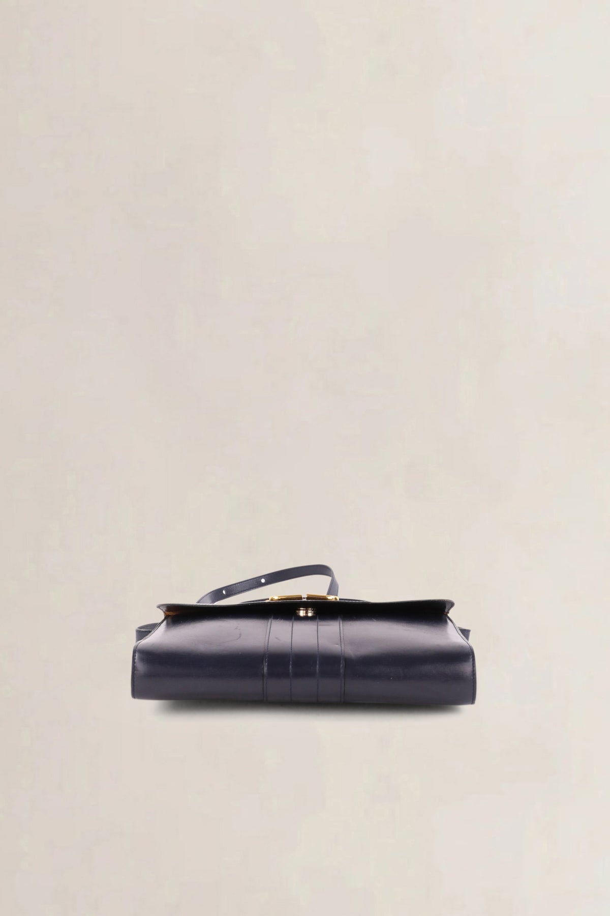 Delvaux Vintage Navy Blue Crossbody Bag