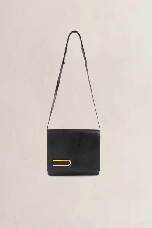 Delvaux Vintage Black Diadème Crossbody Bag