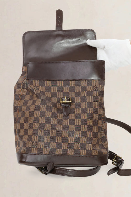 Louis Vuitton Damier Ebene Soho Backpack