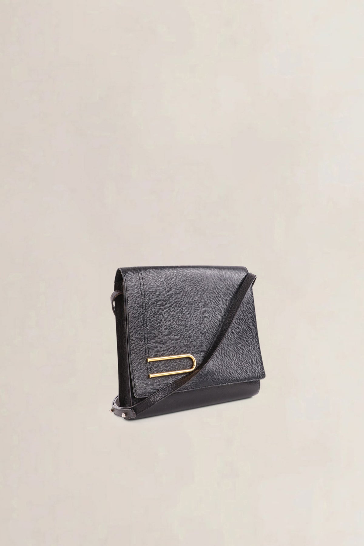 Delvaux Vintage Black Diadème Crossbody Bag