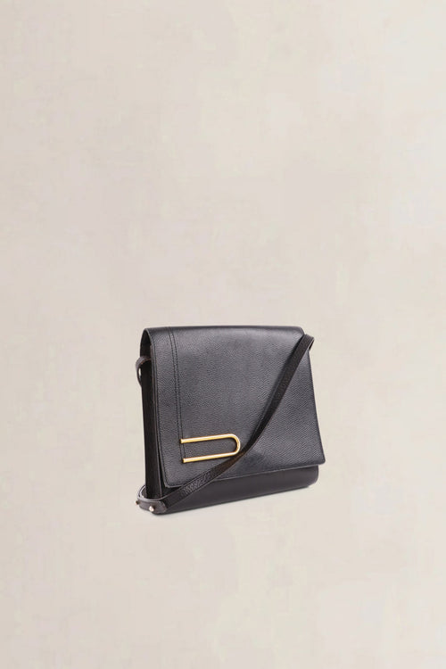 Delvaux Vintage Black Diadème Crossbody Bag