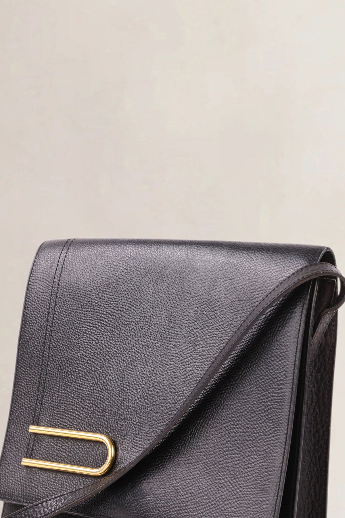 Delvaux Vintage Black Diadème Crossbody Bag