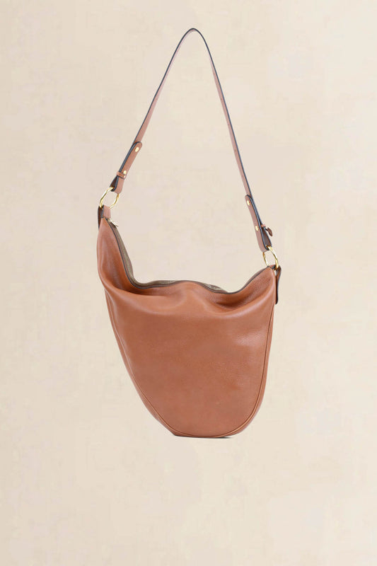 Delvaux Camel Tentation Crossbody Bag
