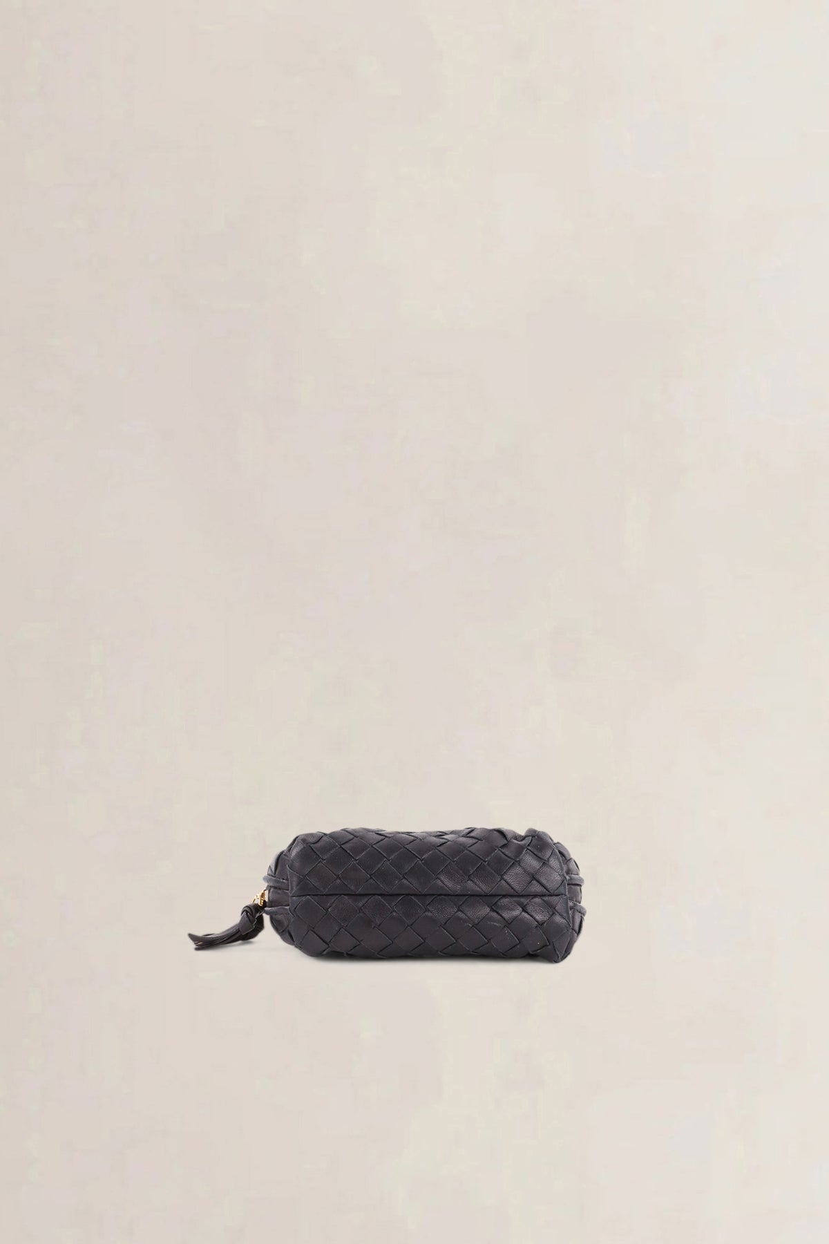 Bottega Veneta Black Intrecciato Pouch