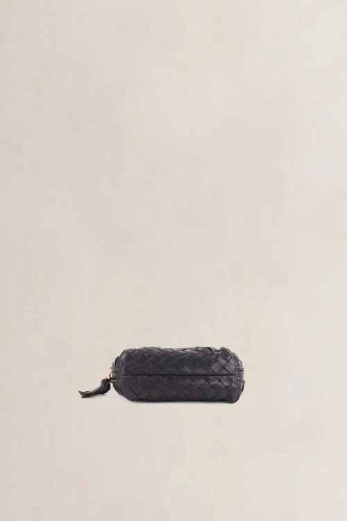 Bottega Veneta Black Intrecciato Pouch