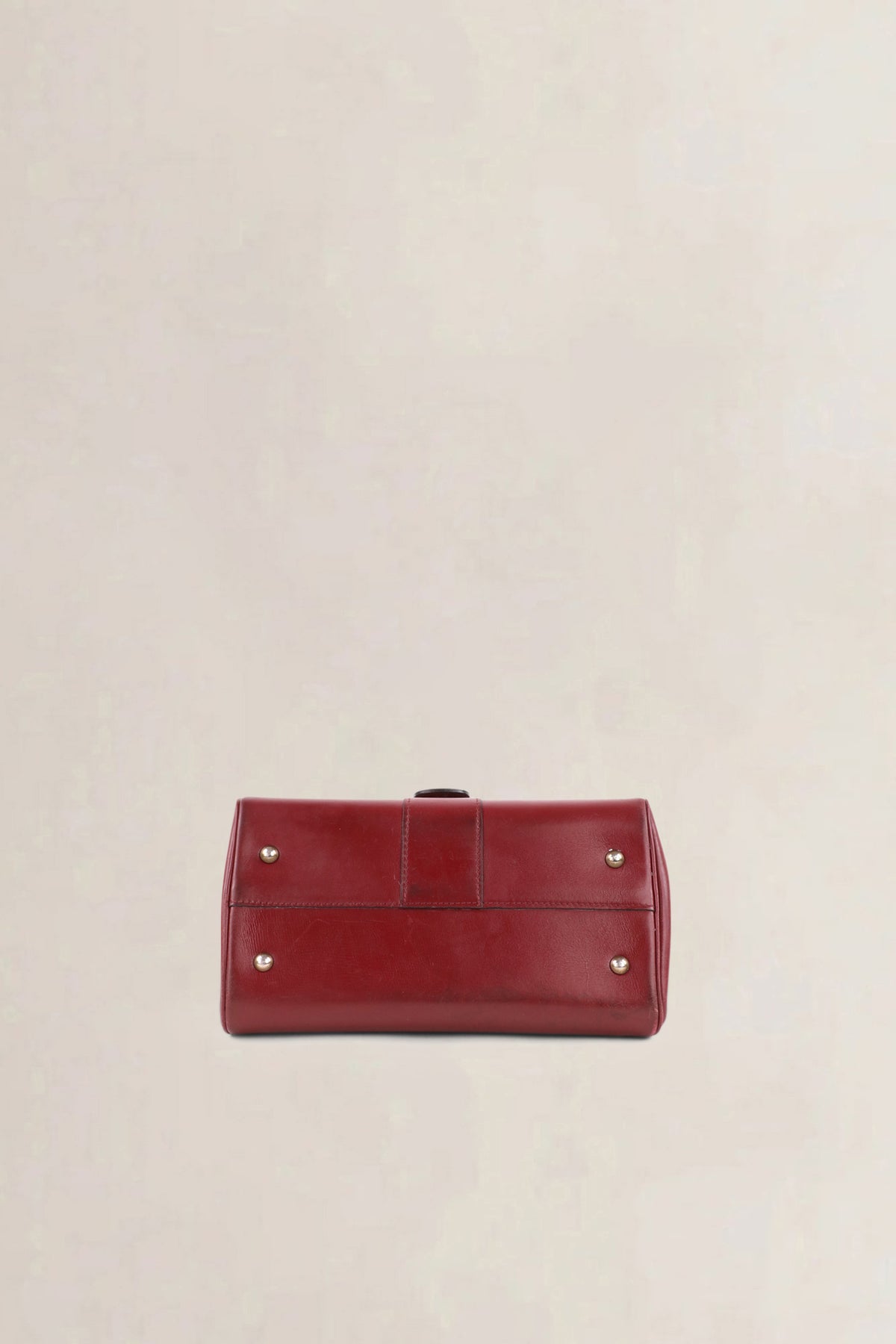 Delvaux Vintage Rosso Brillant Box Calf PM Top Handle Bag