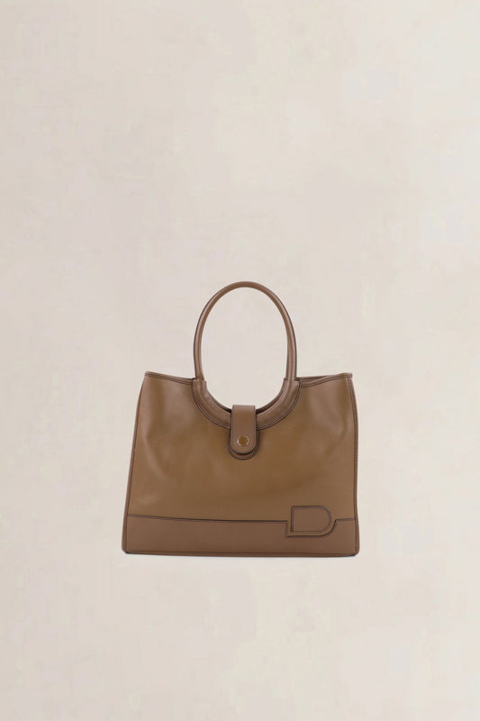 Delvaux Taupe Mirage — preloved
