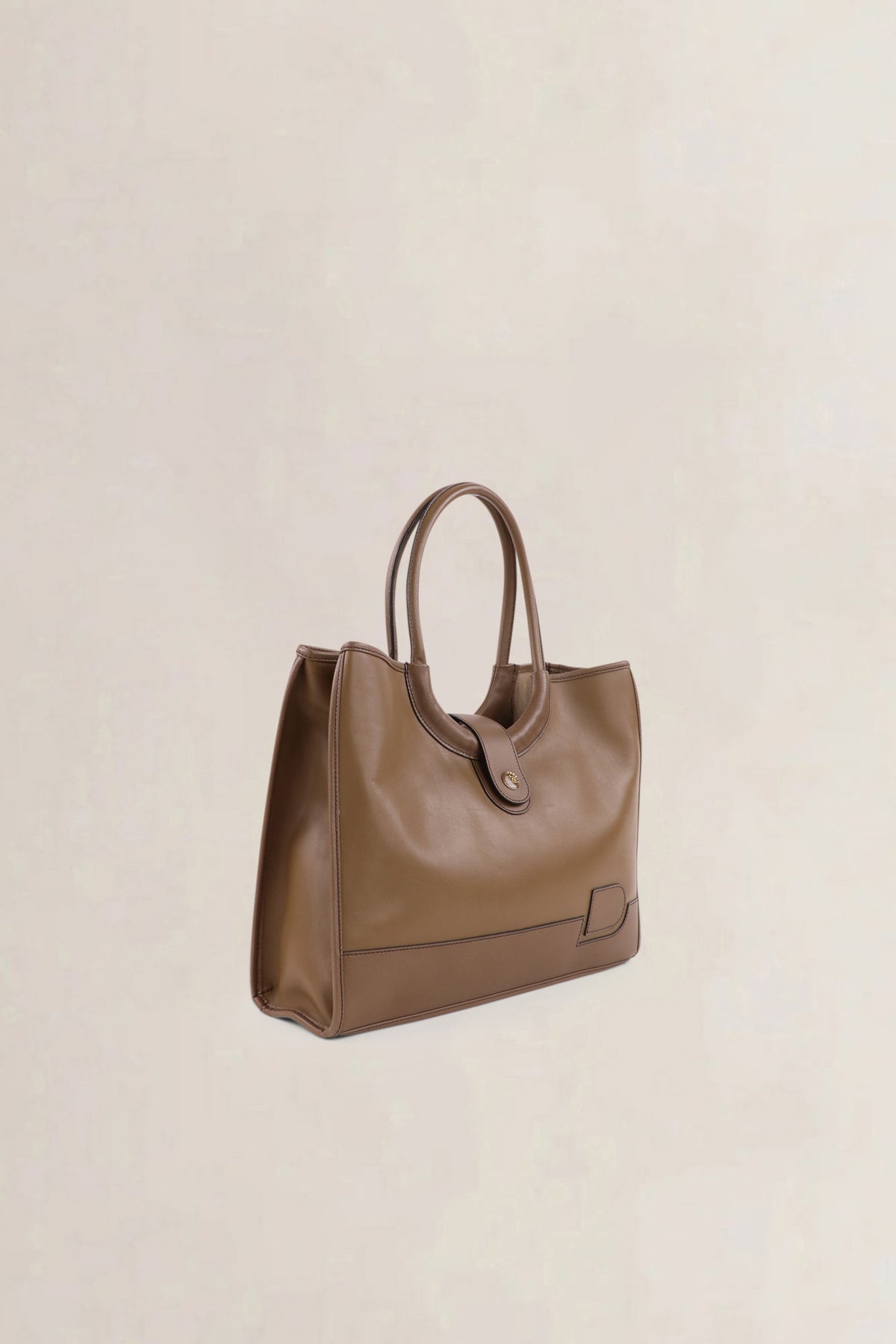 Delvaux Taupe Mirage Shoulder Bag