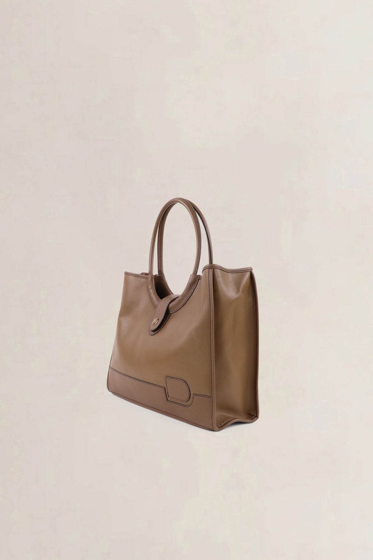 Delvaux Taupe Mirage Shoulder Bag