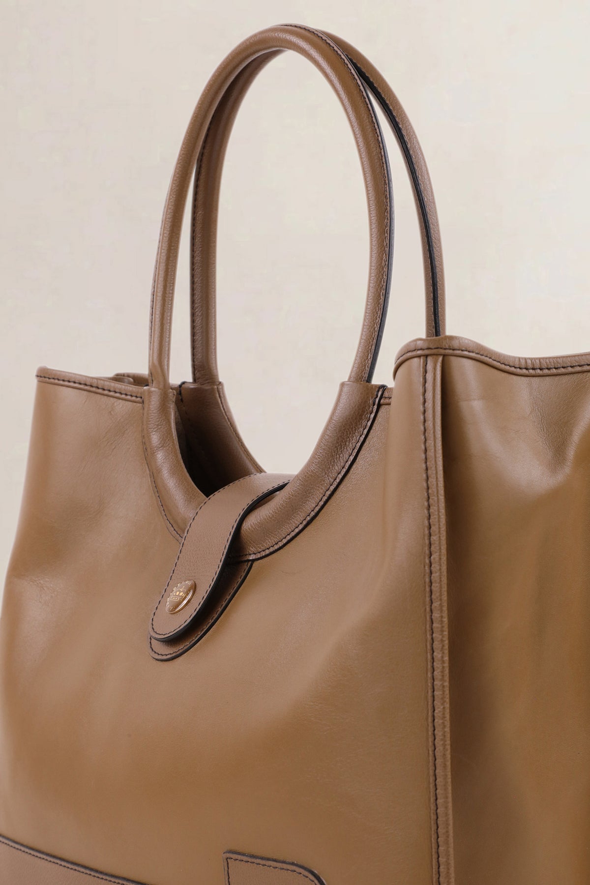 Delvaux Taupe Mirage Shoulder Bag