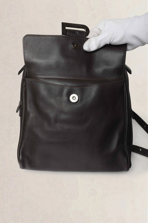 Delvaux Brown Onde Canter Café