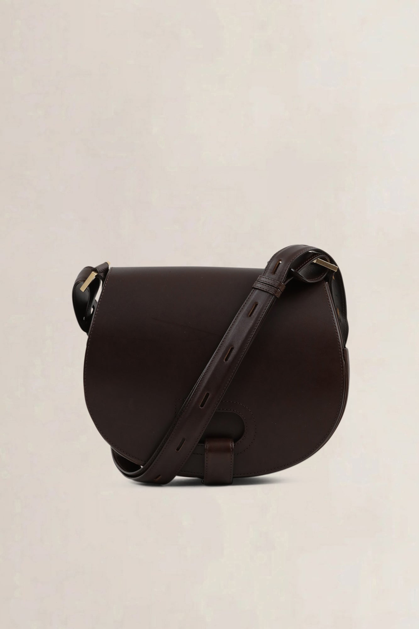 Delvaux Dark Brown Kate Crossbody Bag