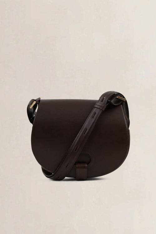 Delvaux Dark Brown Kate Crossbody Bag