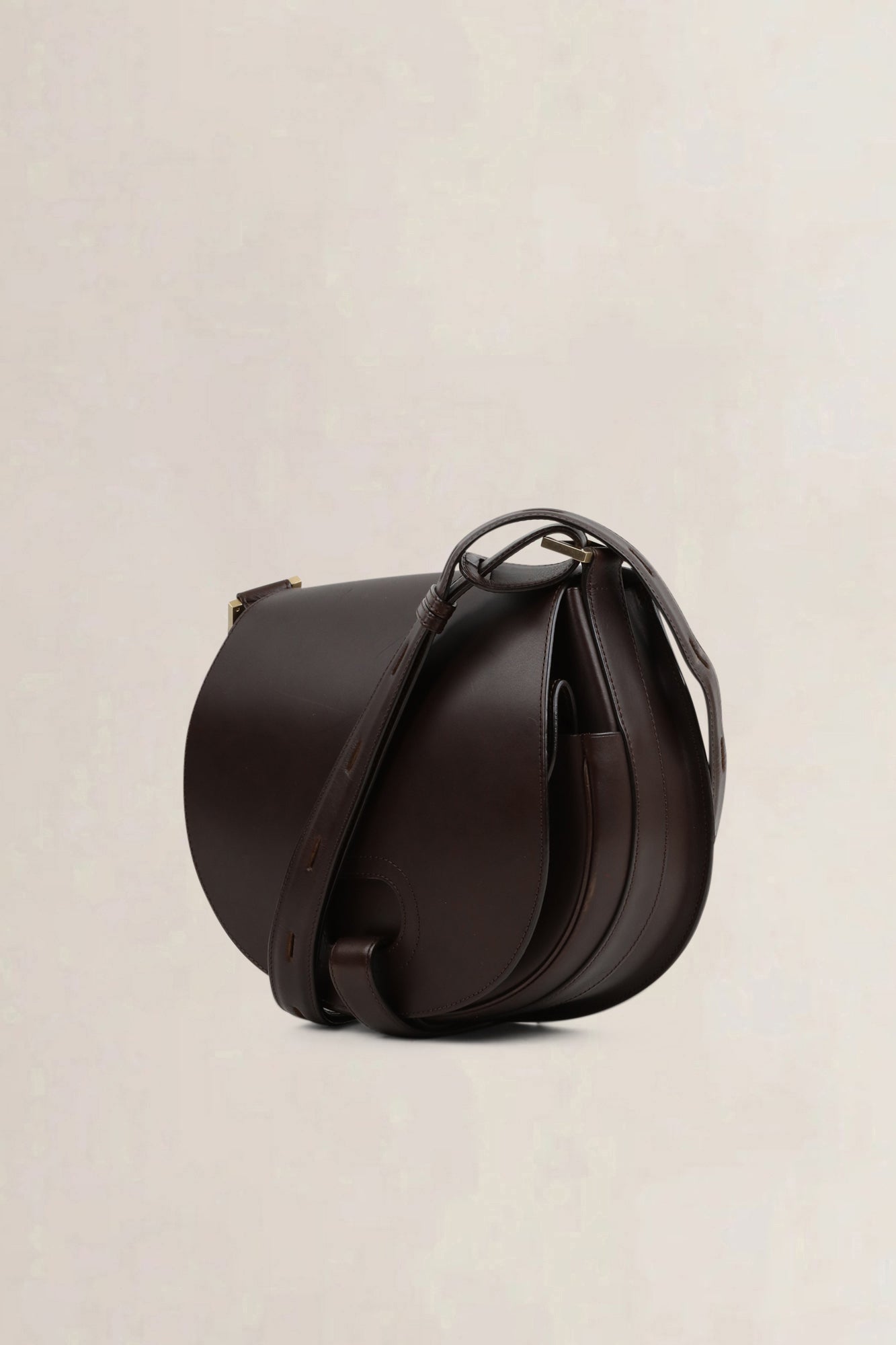 Delvaux Dark Brown Kate Crossbody Bag