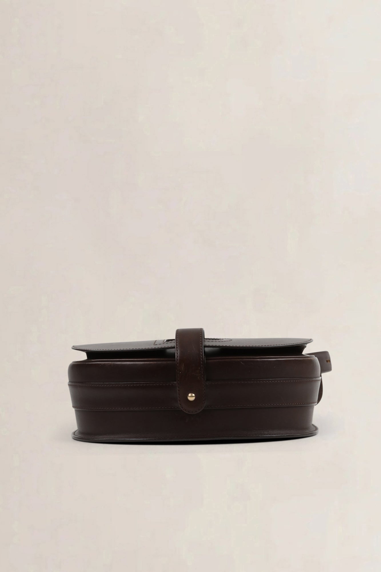 Delvaux Dark Brown Kate Crossbody Bag