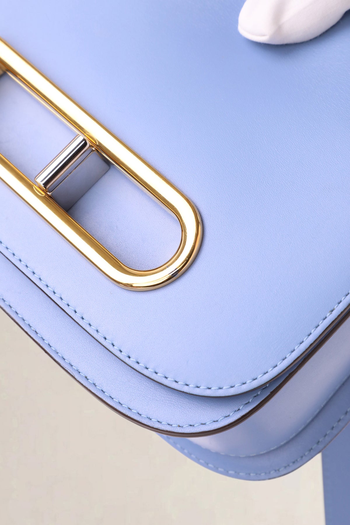 Delvaux Light Blue Lingot Small Crossbody Bag
