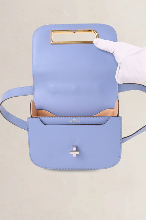 Delvaux Light Blue Lingot Small Crossbody Bag