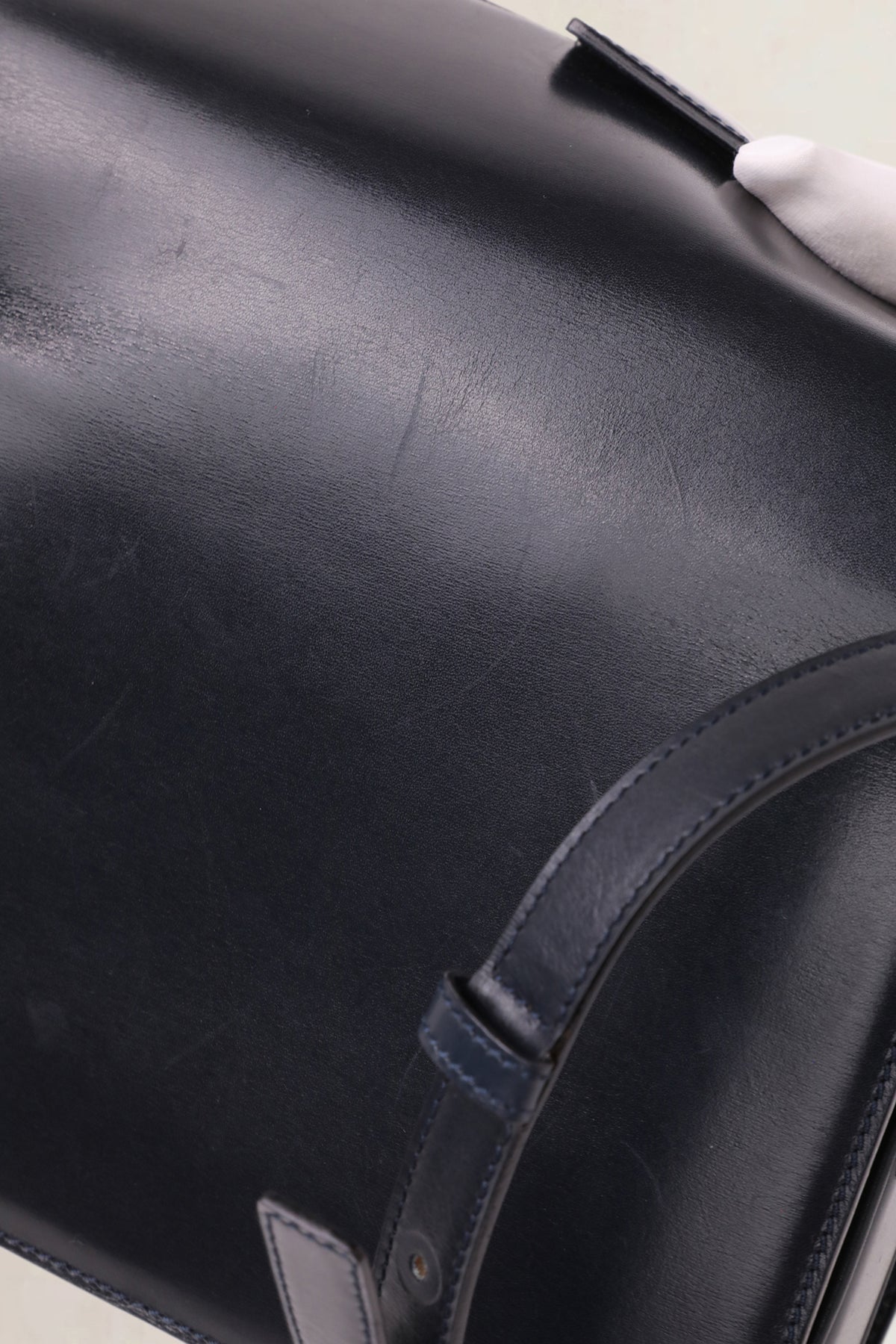 Céline Vintage Navy Carriage Crossbody Bag