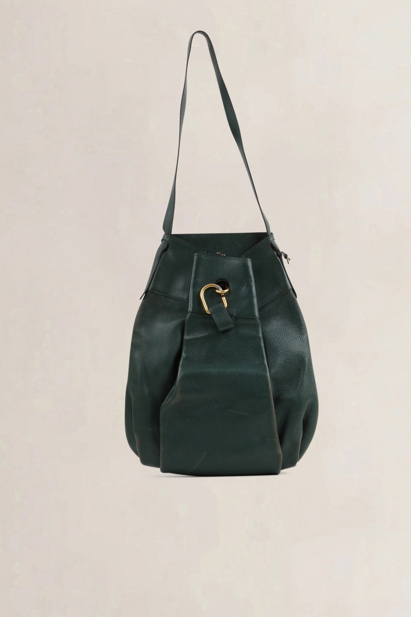 Delvaux Green Faust GM Shoulder Bag
