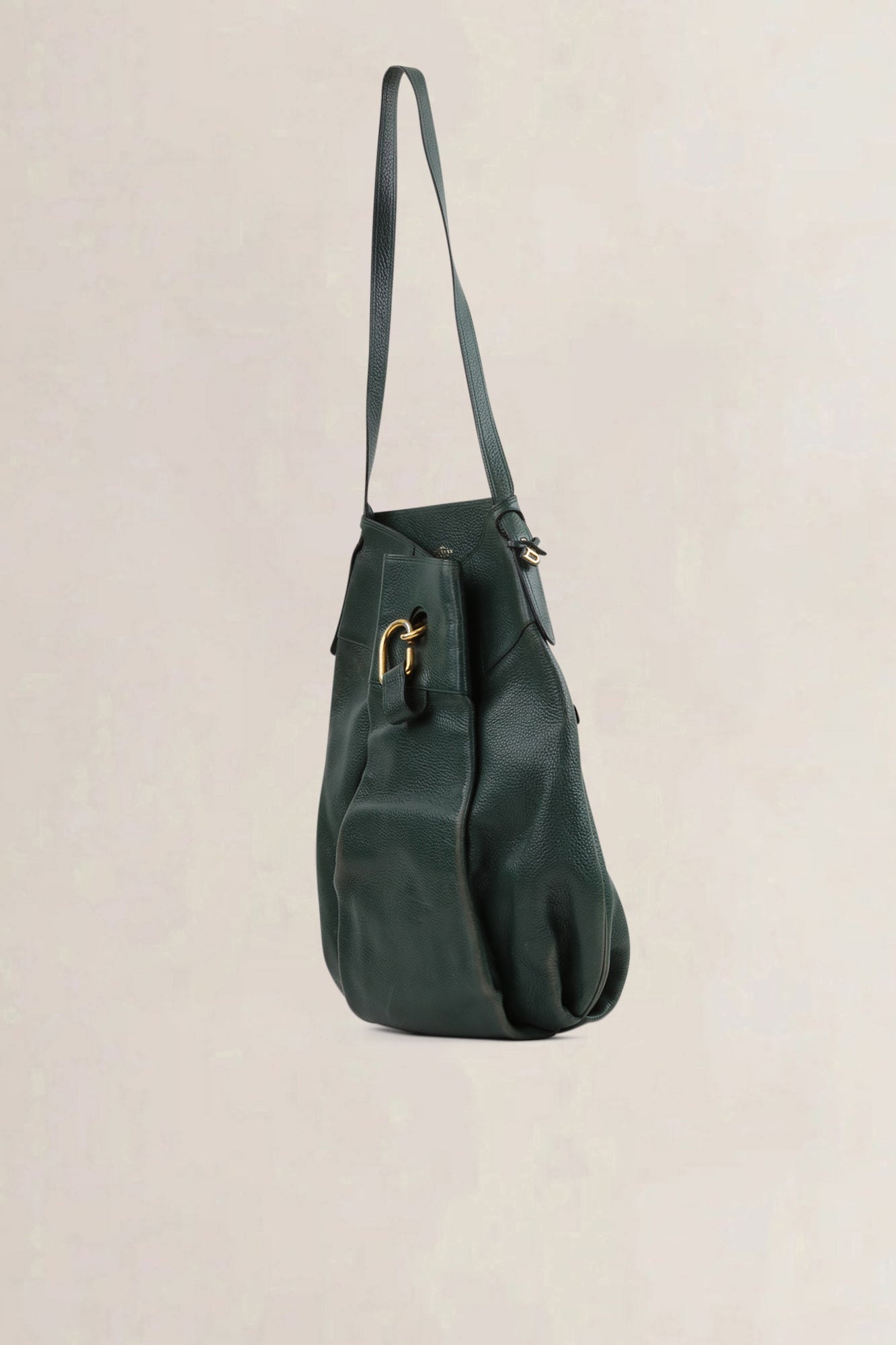 Delvaux Green Faust GM Shoulder Bag