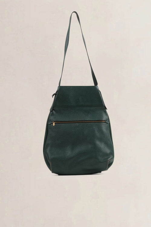 Delvaux Green Faust GM Shoulder Bag