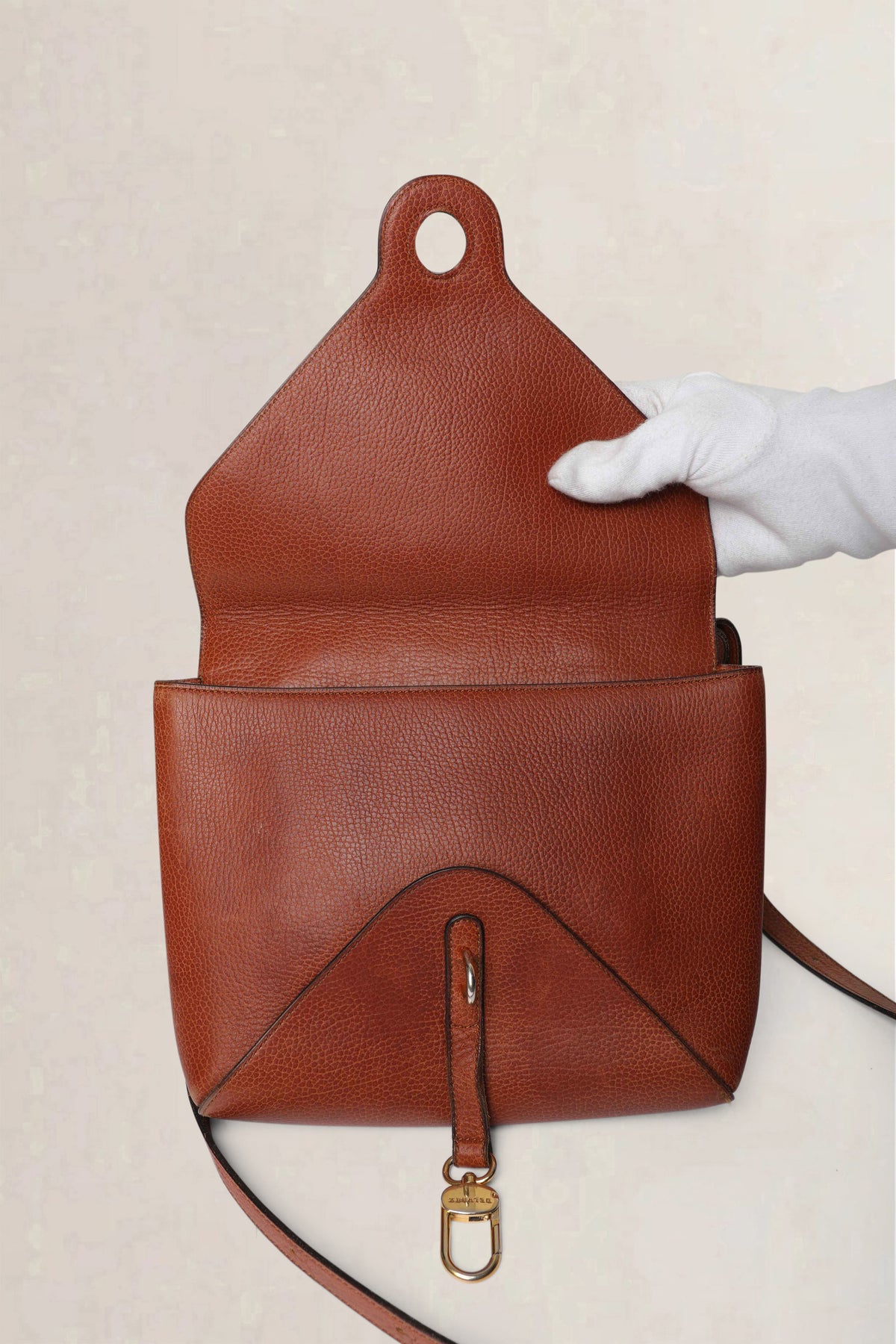 Delvaux Brown Grelon Crossbody Bag