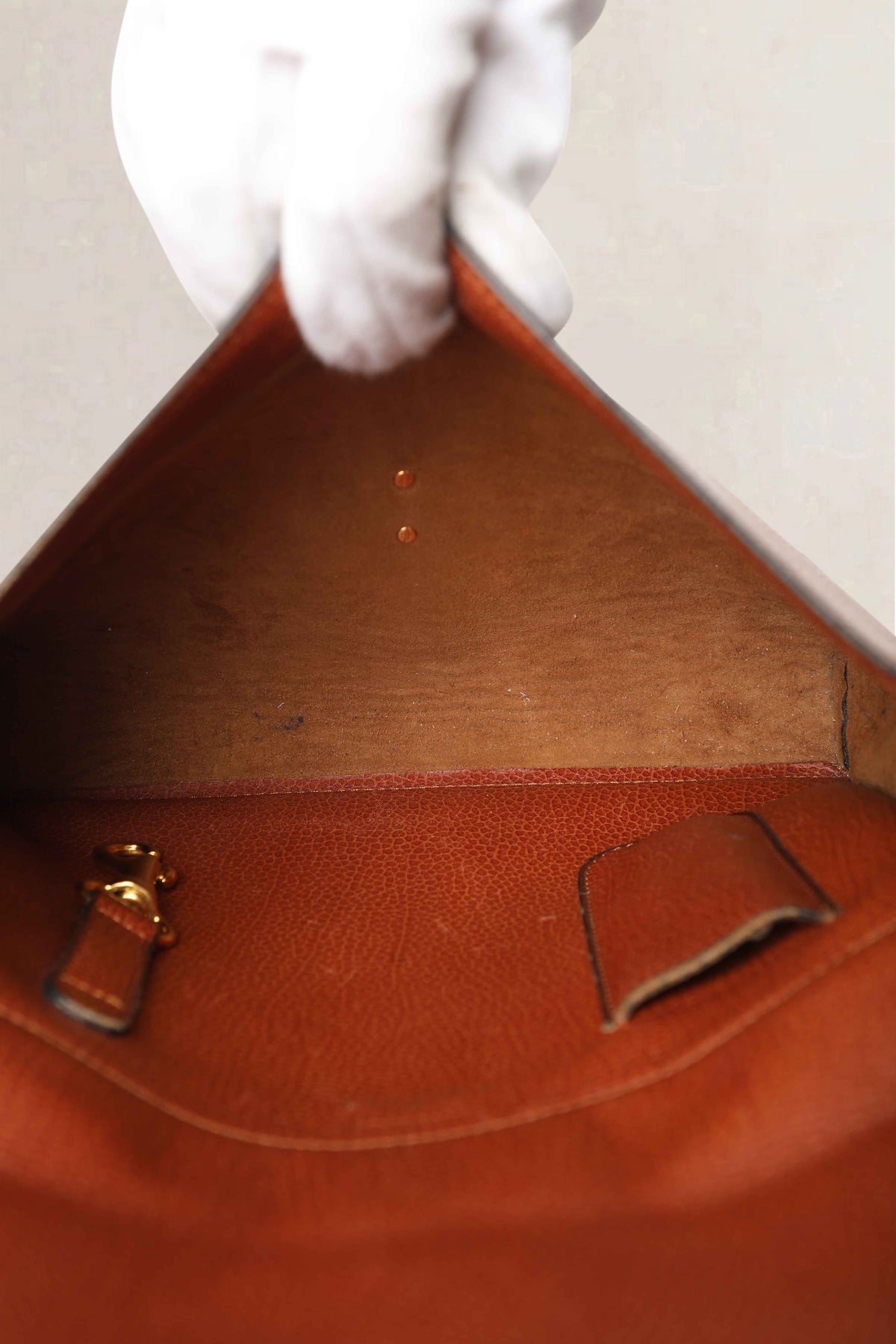 Delvaux Brown Grelon Crossbody Bag