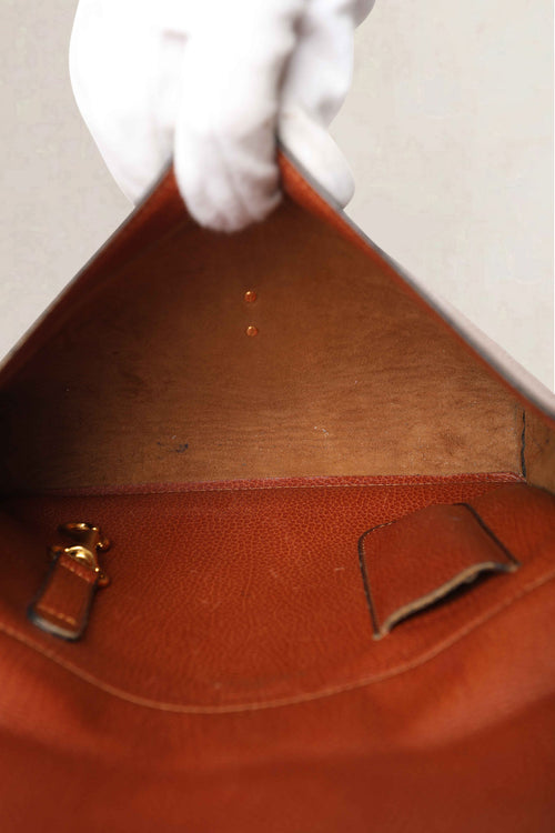 Delvaux Brown Grelon Crossbody Bag