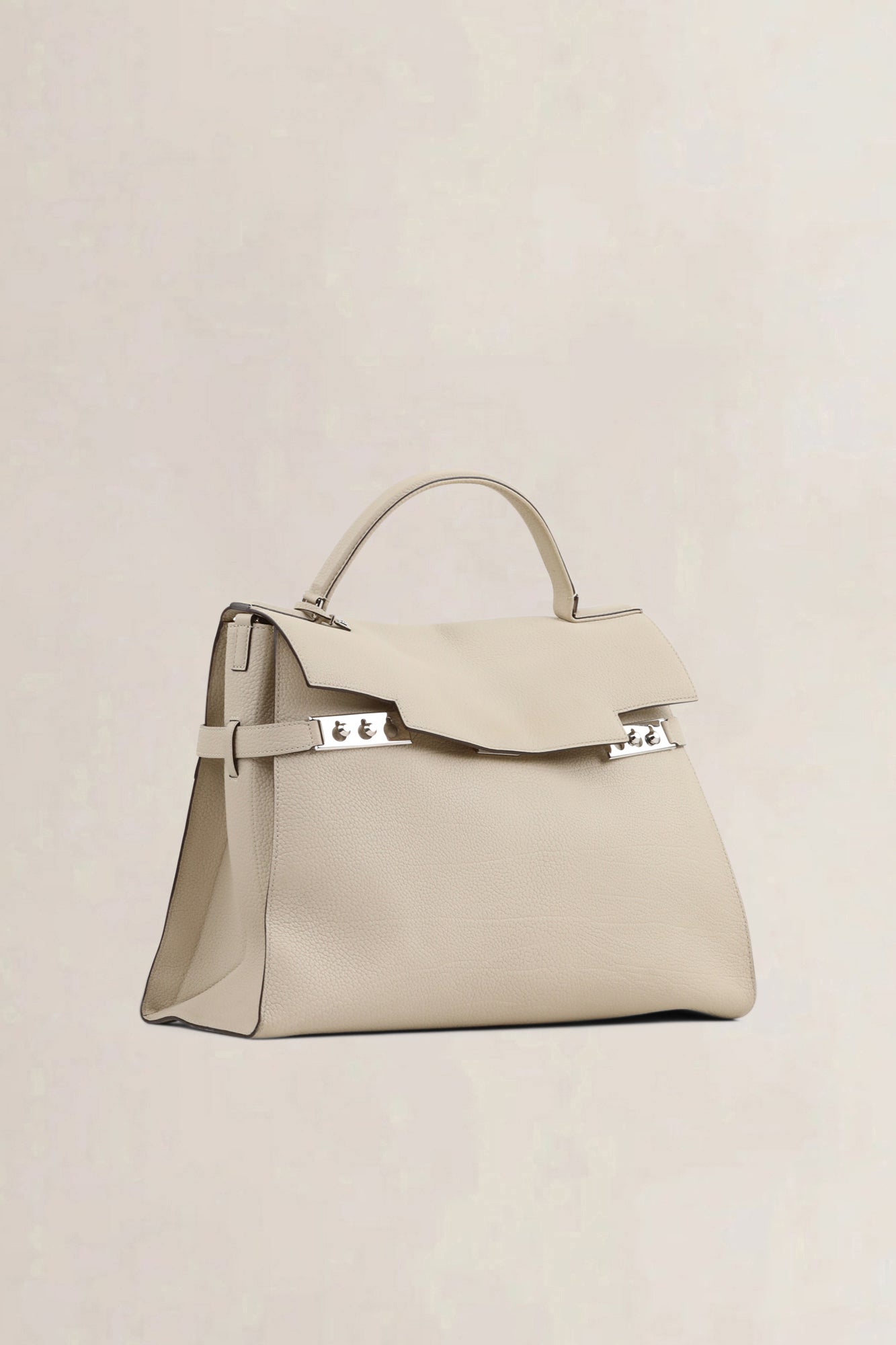 Delvaux Ivory Tempête XXL Crossbody Bag