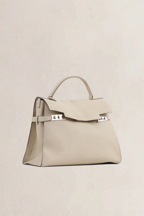 Delvaux Ivory Tempête XXL Crossbody Bag
