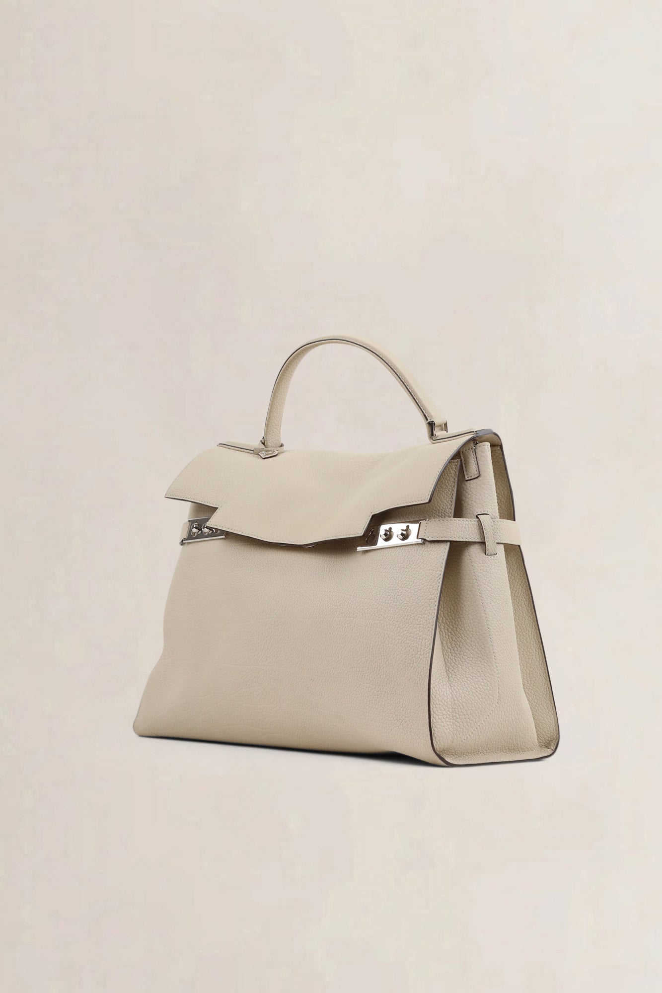 Delvaux Ivory Tempête XXL Crossbody Bag