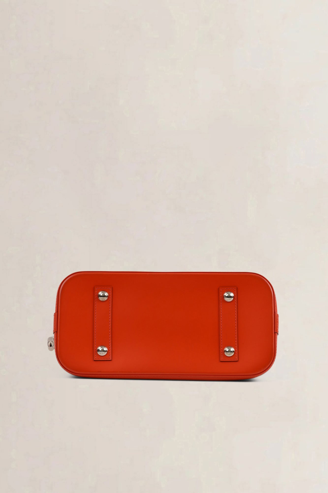 Louis Vuitton Orange Alma PM Epi Leder Top Handle Bag