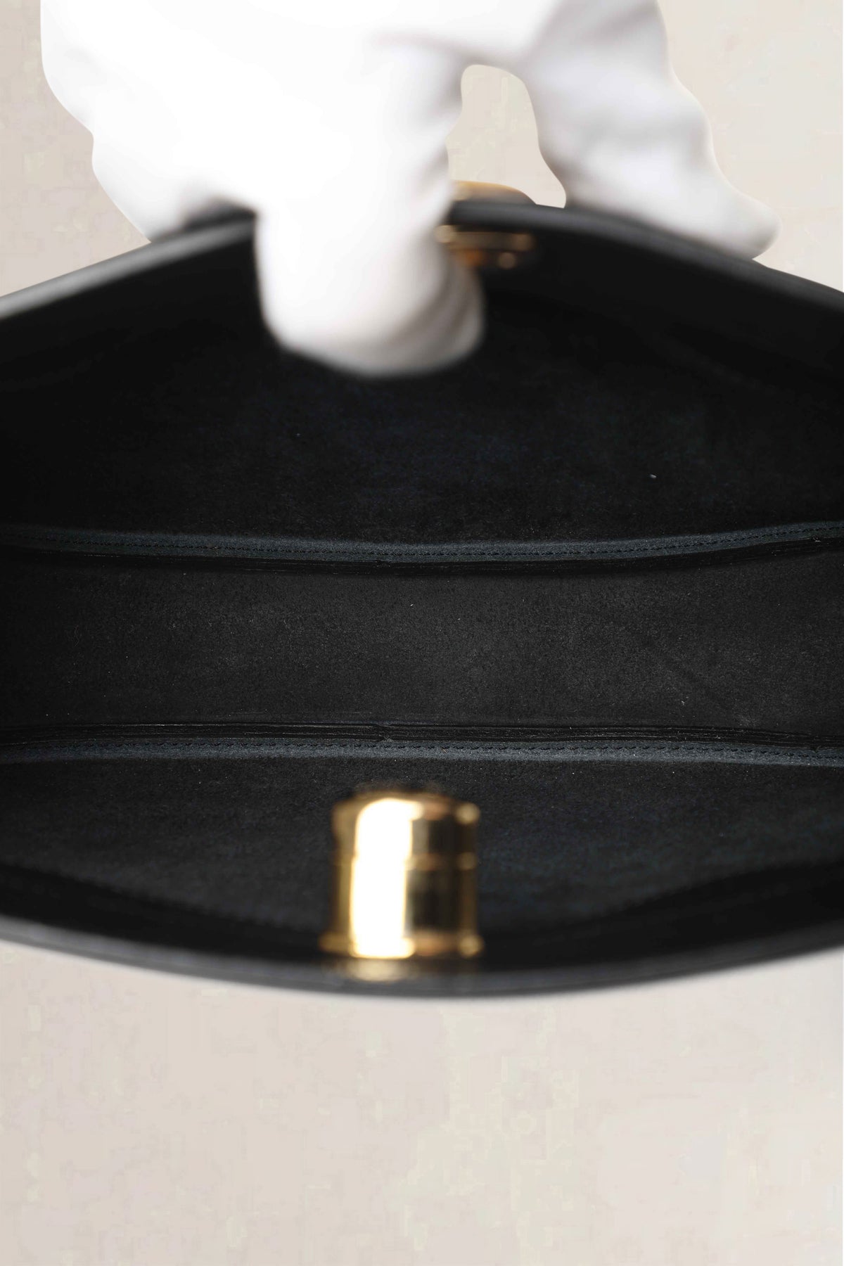 Delvaux Black Pochette Clutch