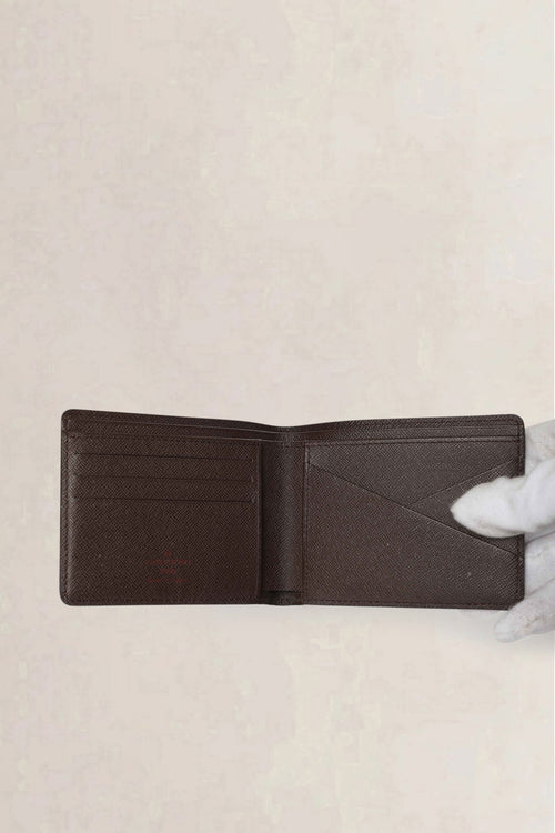 Louis Vuitton Brown Damier Ebene Multiple Wallet